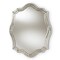 Baxton Studio Isidora Art Deco Antique Silver Finished Accent Wall Mirror 150-8899 - alternate 1
